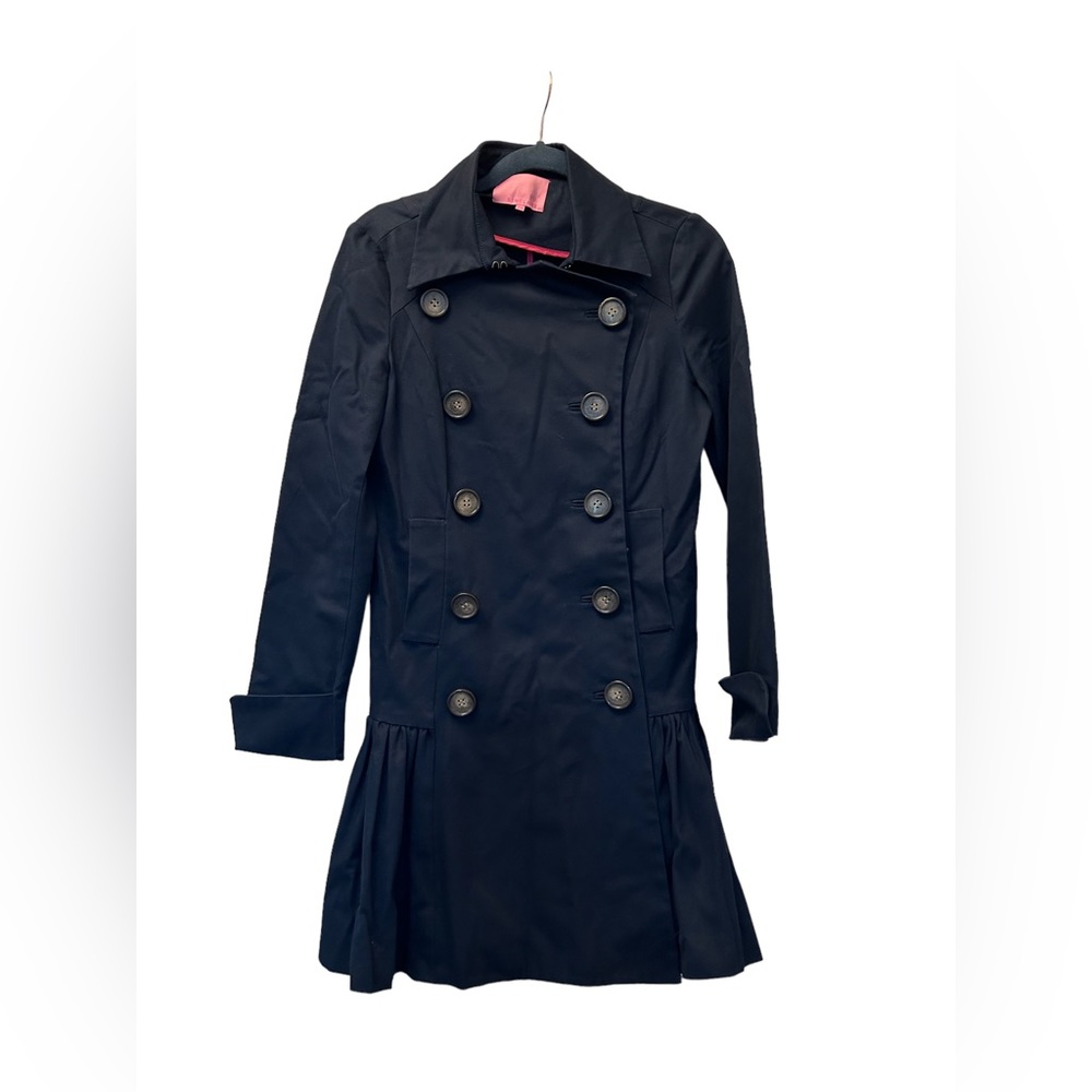 So Claire navy pea coat